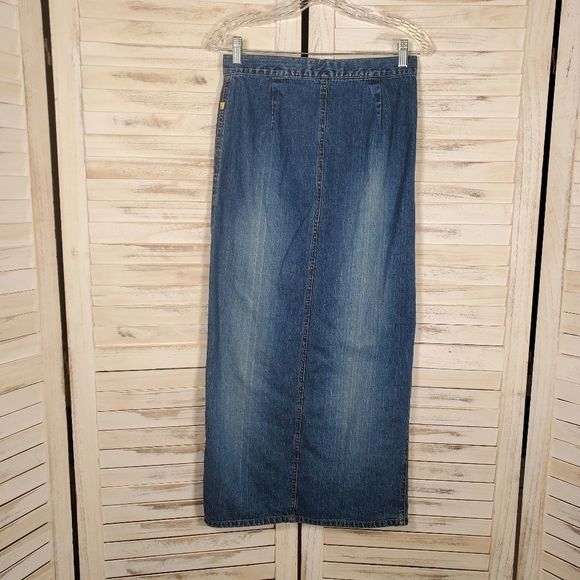 Vintage denim maxi skirt - Picture 2 of 8